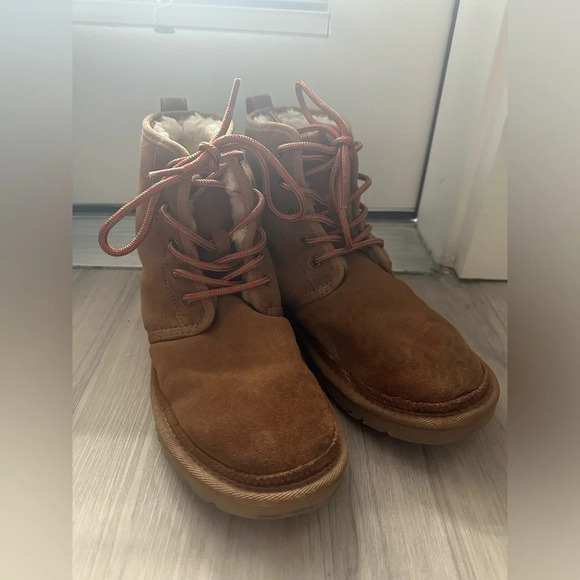 UGG NEUMEL HIGH‎ CHESTNUT BOOTS - WOMEN'S size 8 - Picture 1 of 7